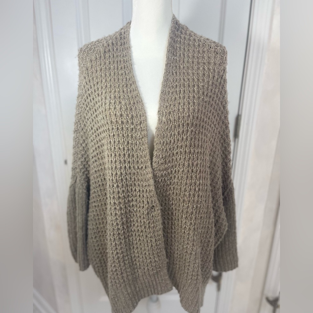 Free People Chunky Knit Cardigan - Brown